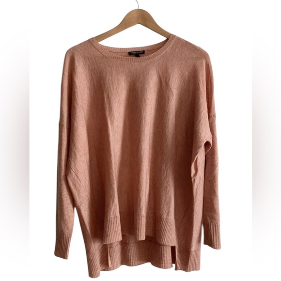 Eileen Fisher Wool Yak Crewneck Oversized Boxy Sweater XL - Picture 1 of 10